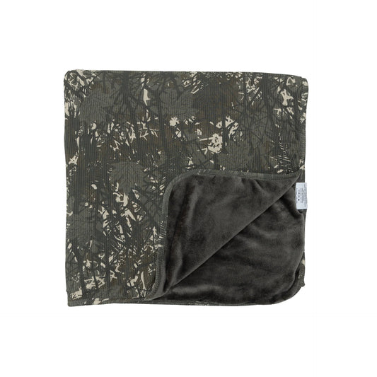 Woodland Camo (Small Ribbed) | Bamboo Plush Blanket