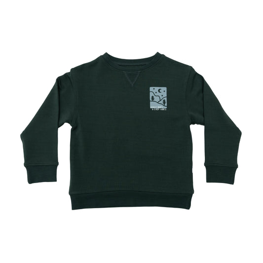 Bamboo French Terry Pullover | Chilly Skies