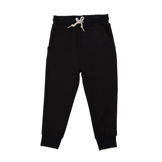 Bamboo French Terry Joggers | Jet Black