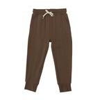Bamboo French Terry Joggers | Dark Brown