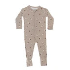 Bamboo Sleeper w/ Fold-Over Feet | Football (Small Ribbed)