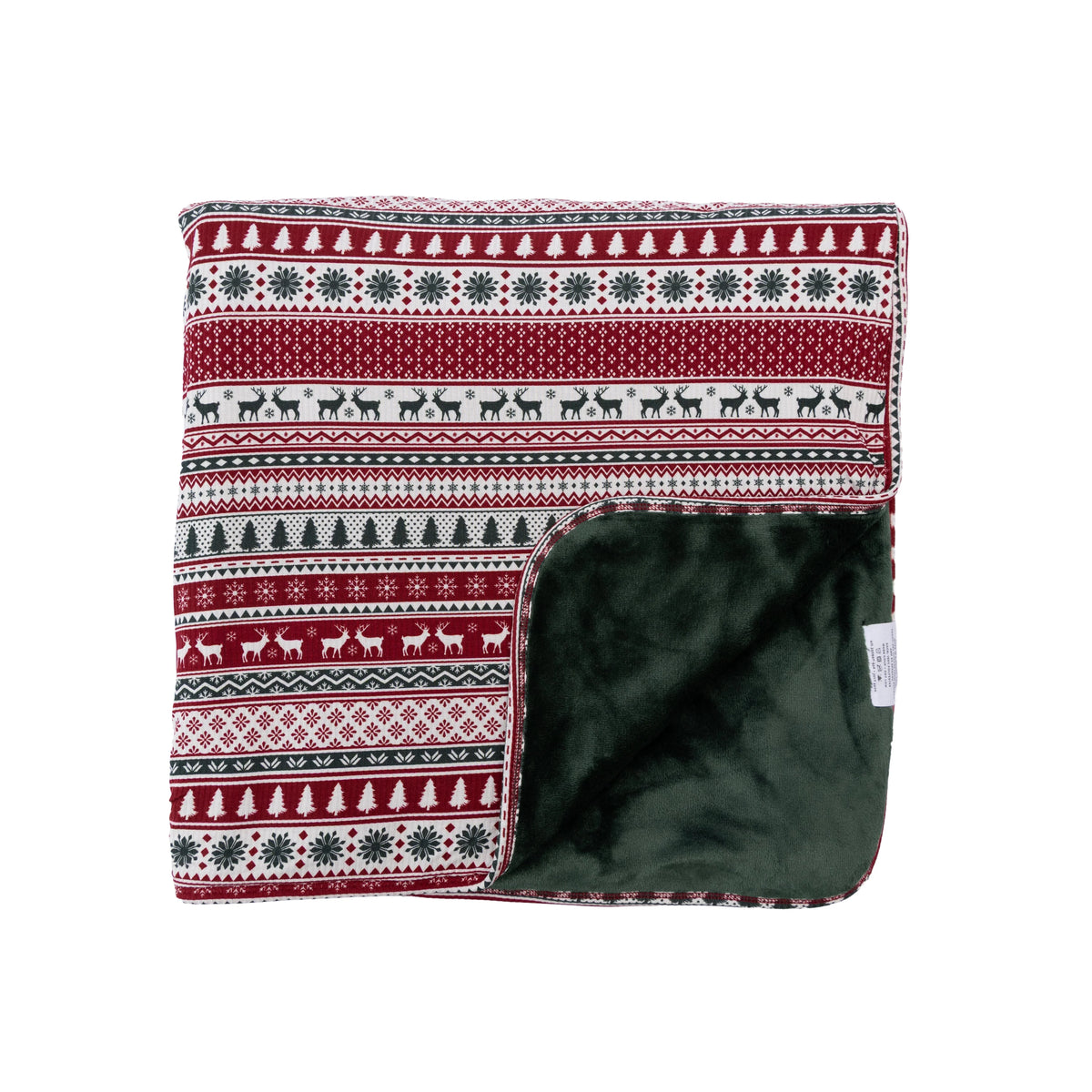 Christmas Sweater Stripe | Bamboo Plush Blanket