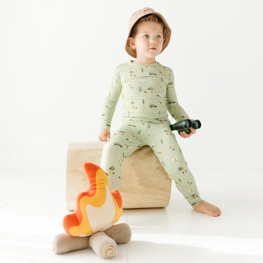 Two-Piece Bamboo Pajama Set | Happy Camper