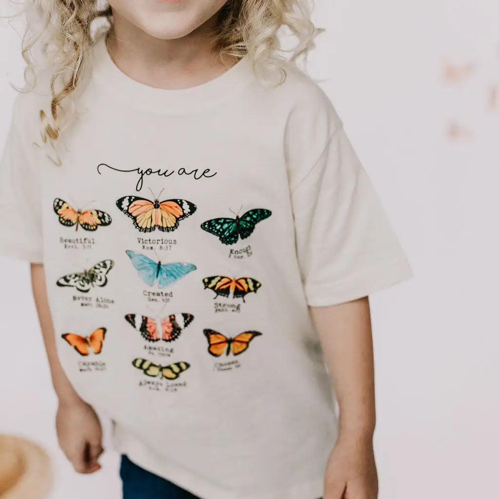 Butterfly Affirmation T-shirt | Cream