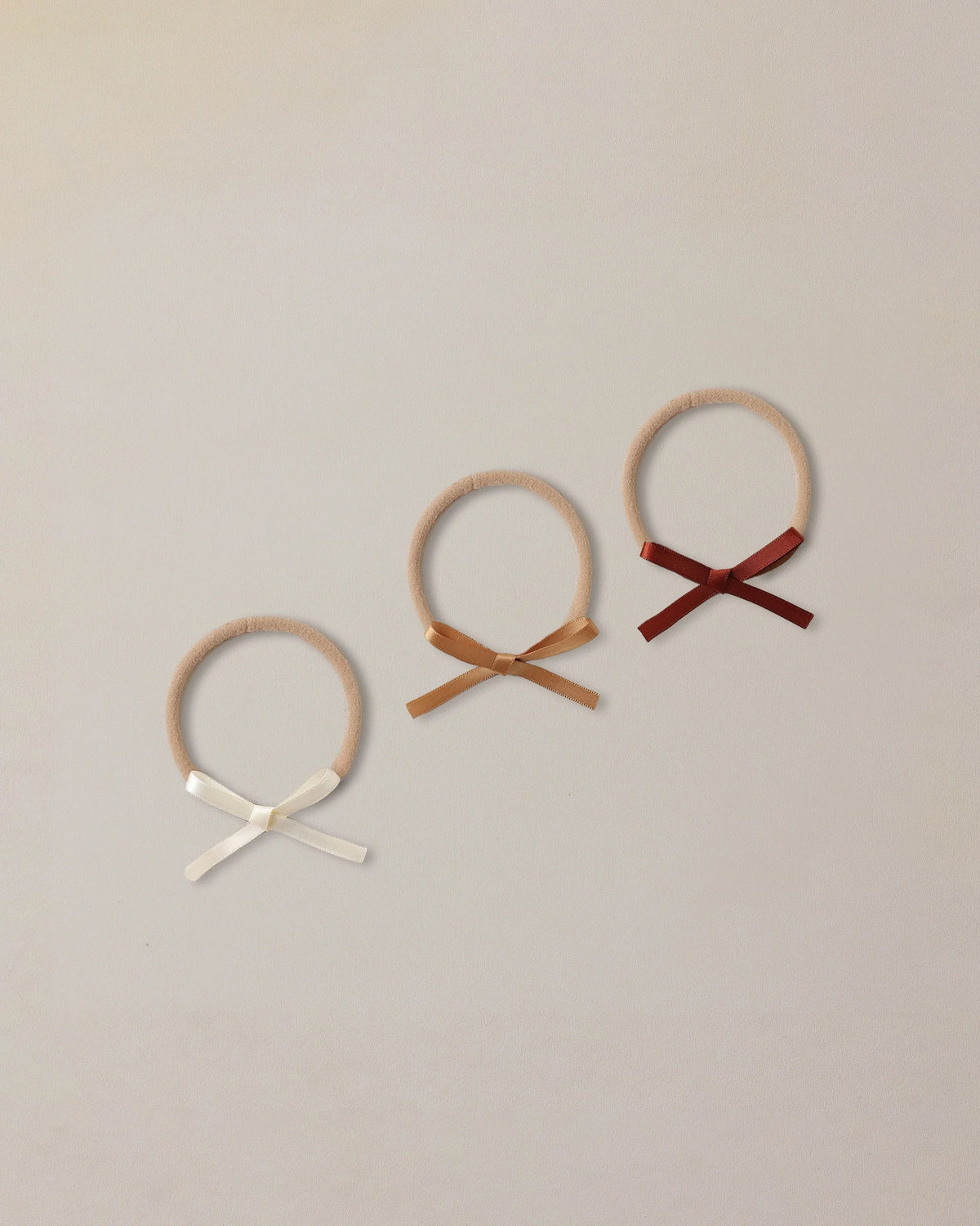 Baby Bow Headbands | Spice, Ivory, Gold