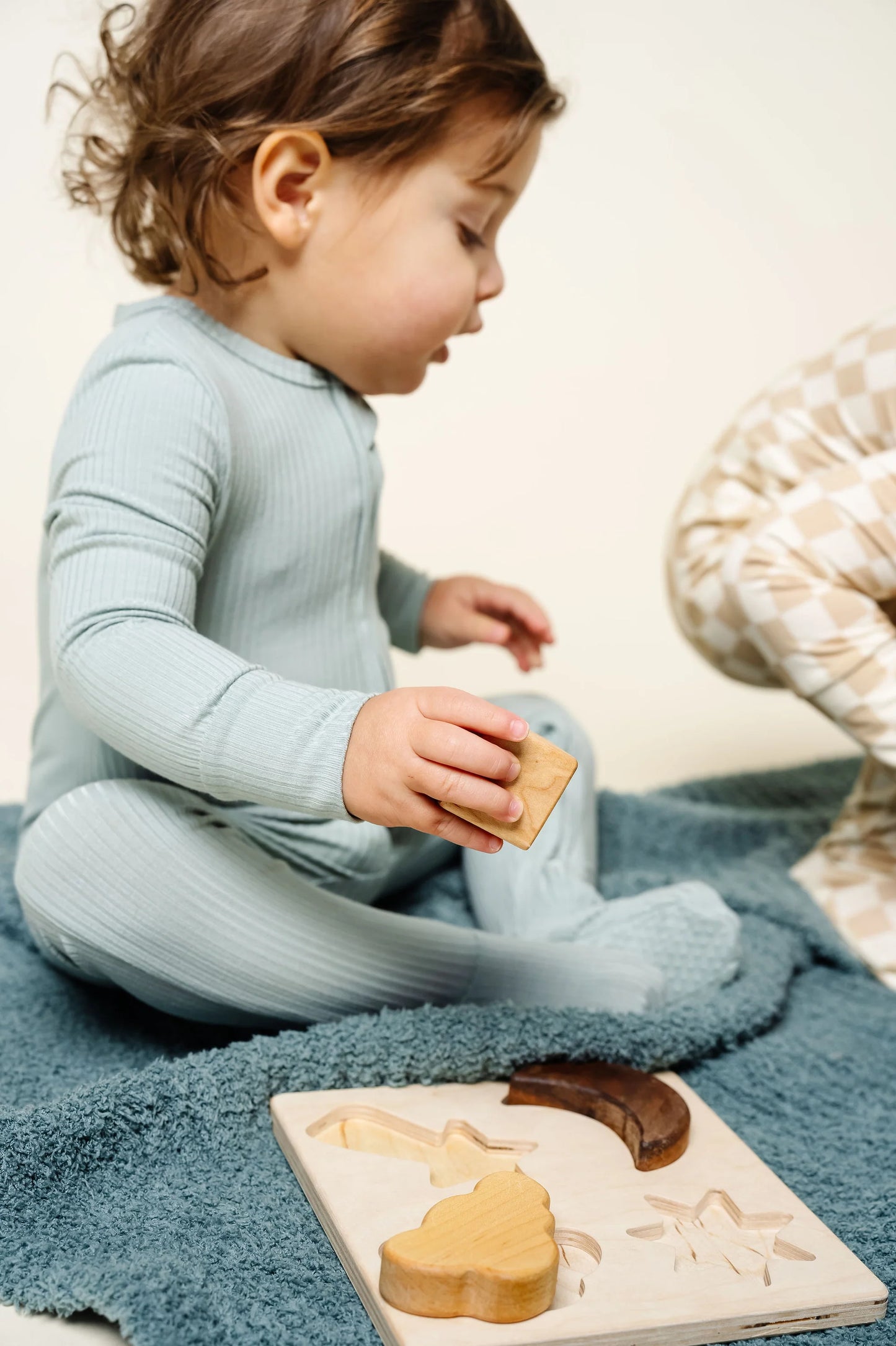 Bailey (Ribbed) Zipper Footie