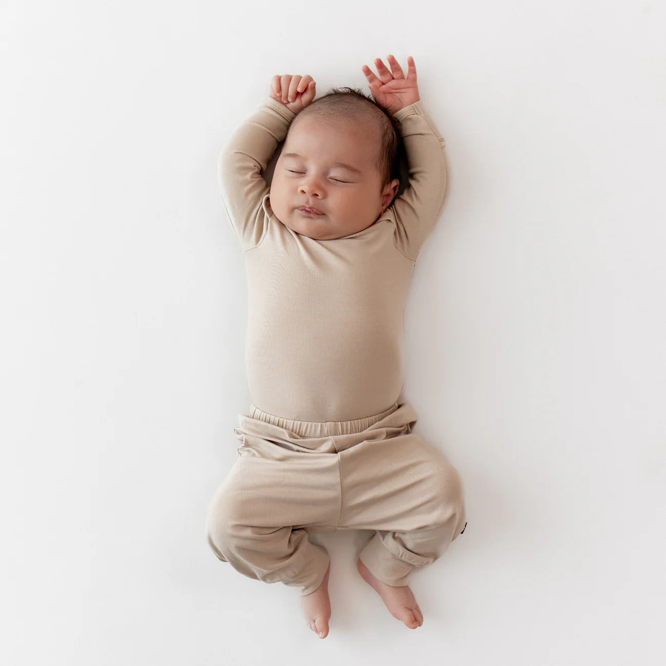 Bamboo Long Sleeve Bodysuit | Bisque