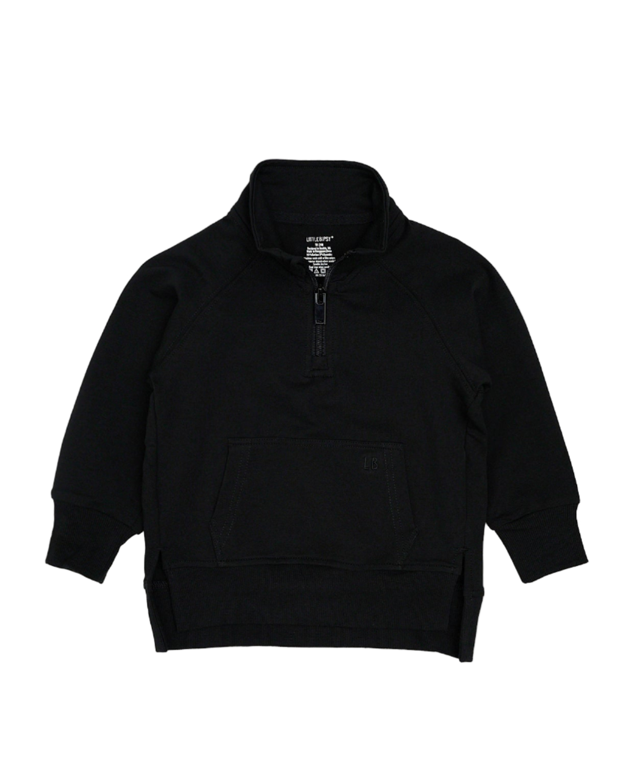Quarter Zip Pullover | Black