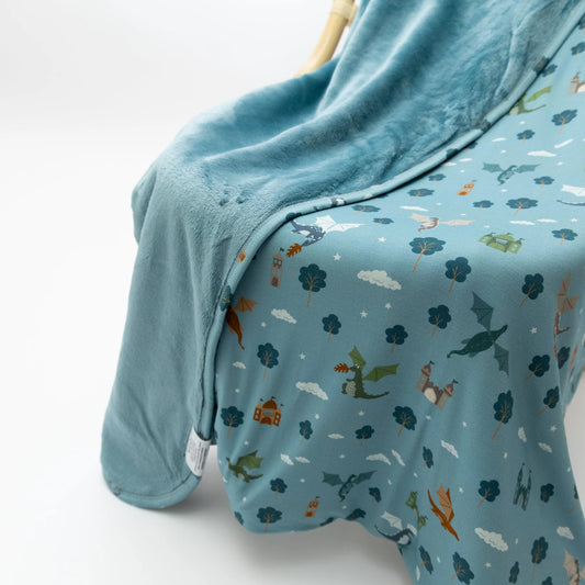 Dragons | Bamboo Plush Blanket