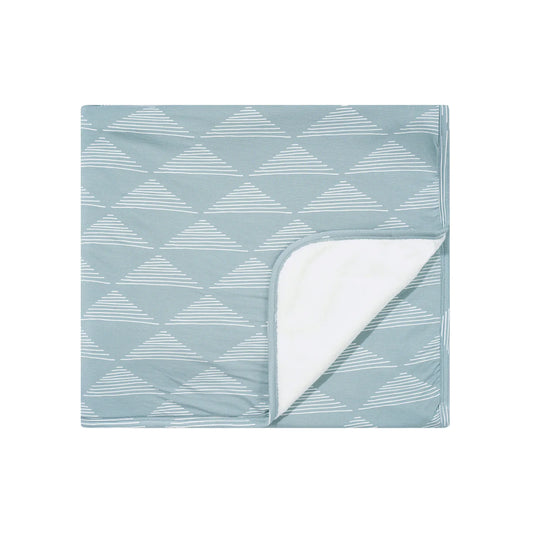 Blue Triangles Blanket
