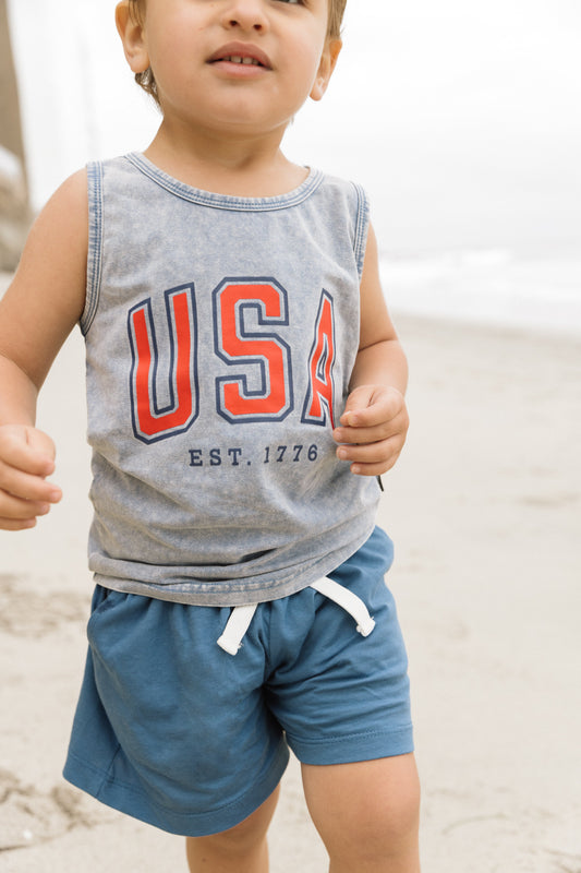 USA Edition Jersey Short | Blue