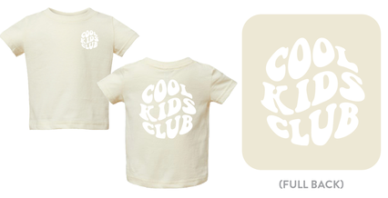 COOL KIDS CLUB Tee | Natural