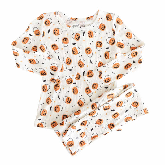 PRE-ORDER Halloween Two Piece Pajama Set | Trick or Treat