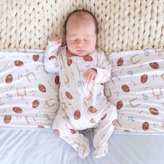 Bamboo Zip Sleeper | Tiny Touchdowns