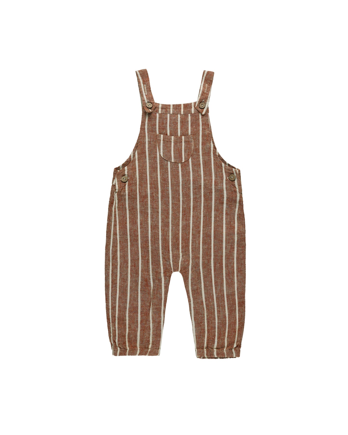 Baby Overalls | Cedar Pinstripe