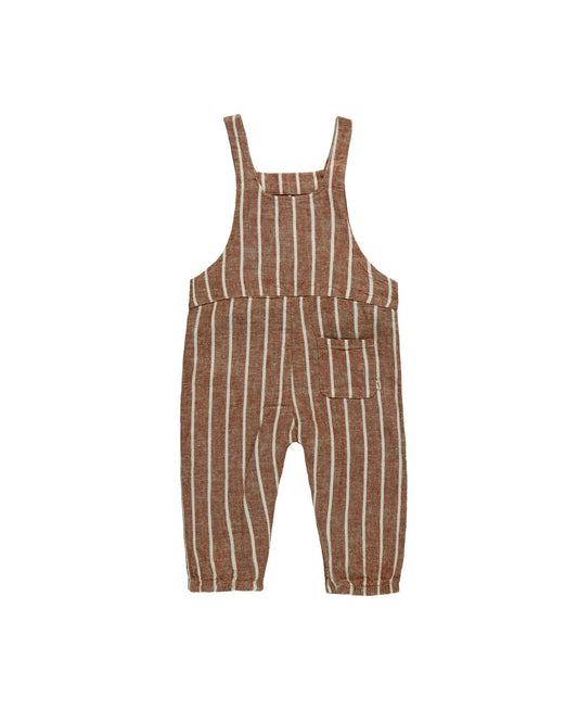 Baby Overalls | Cedar Pinstripe