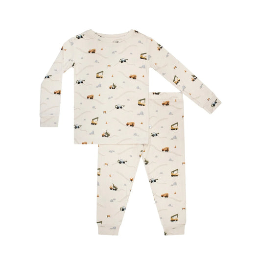 Bamboo Pajama Set| Construction (Small Ribbed)