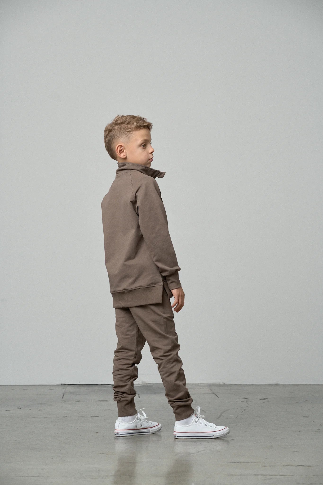 Quarter Zip Pullover | Cocoa