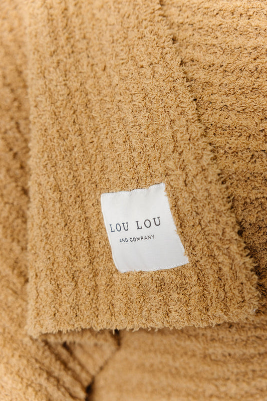 Chenille Blanket | Tan