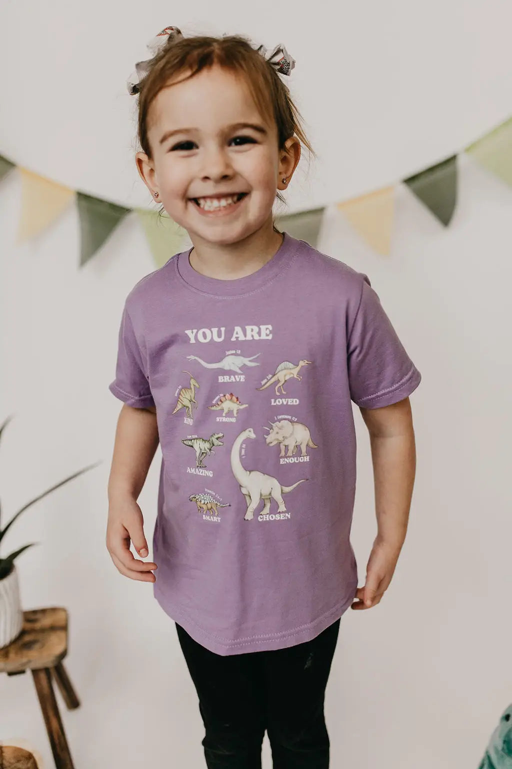 Dinosaur Affirmation T-shirt | Lilac