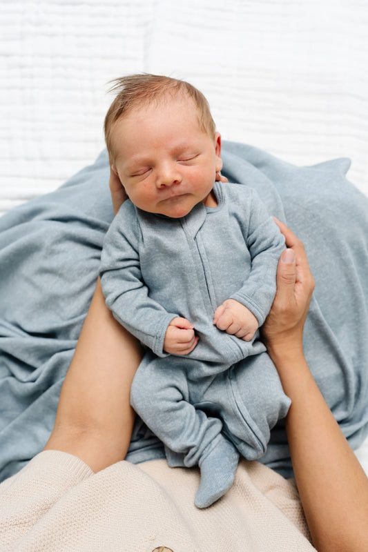 Miller Plush Knit Zipper Footie