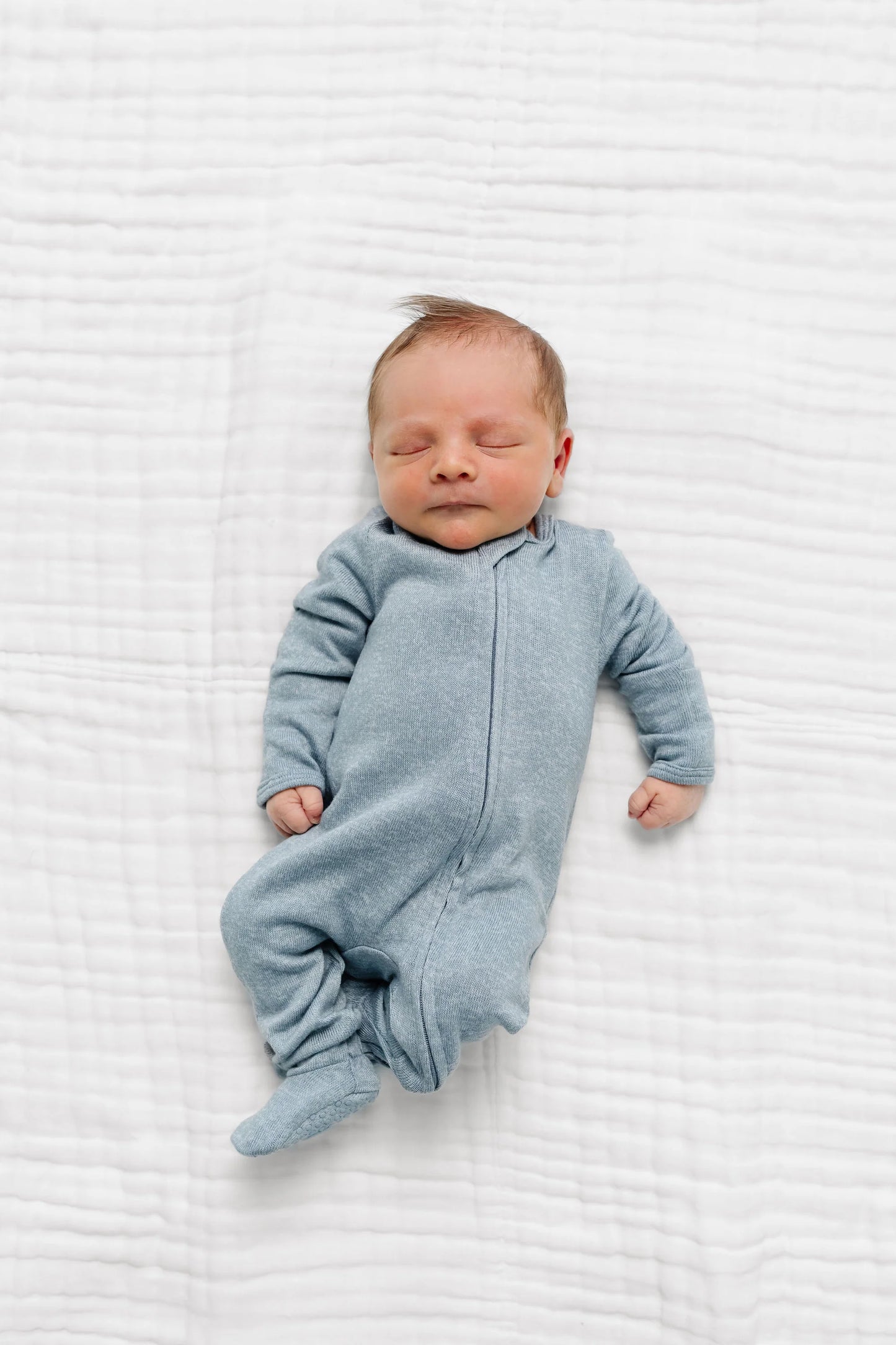 Miller Plush Knit Zipper Footie