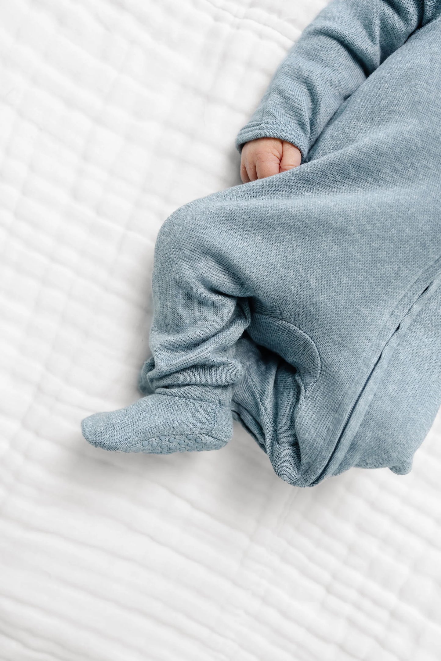 Miller Plush Knit Zipper Footie