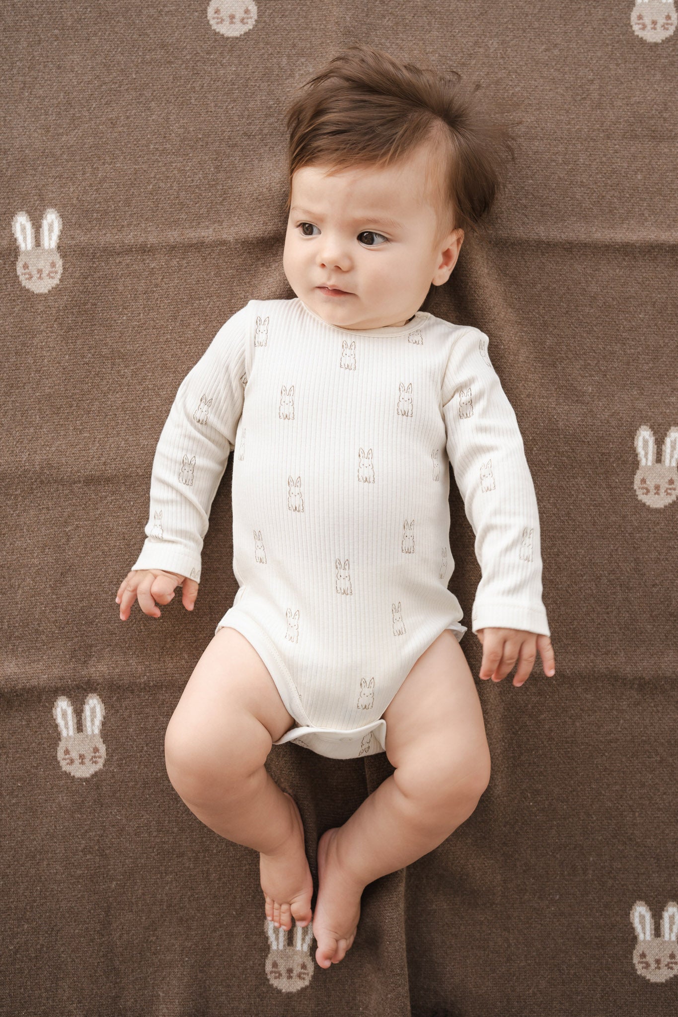 Organic Cotton Modal Fernley Bodysuit | Bunny Buddies
