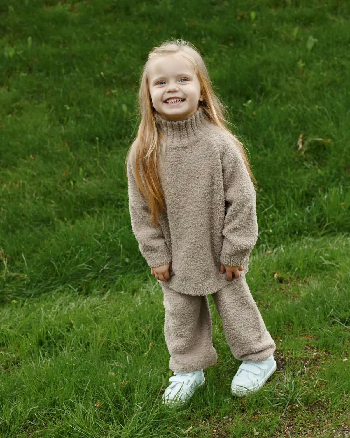 Fuzzy Lounge Pants | Taupe
