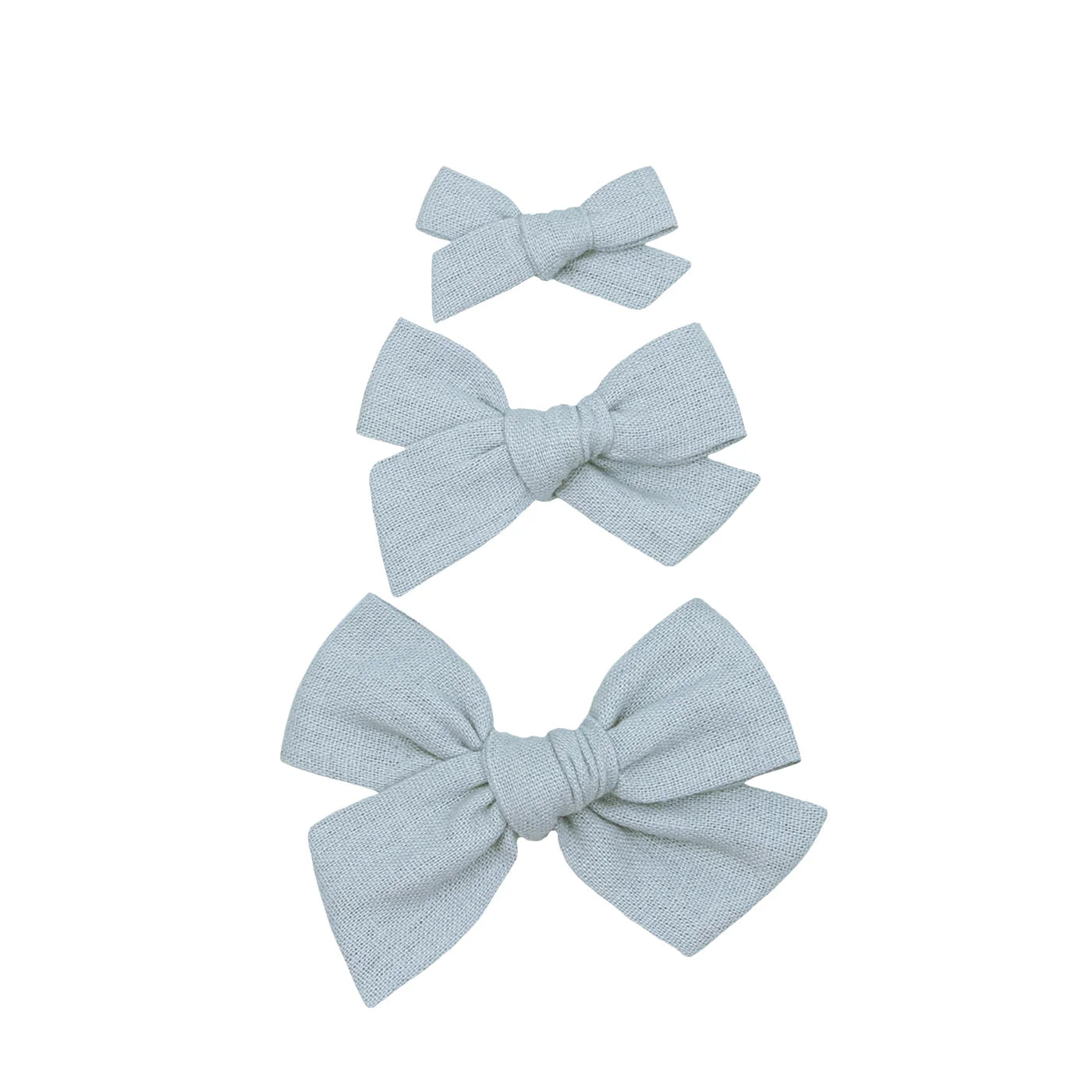 Blue Chambray Linen 3 Pack | Clips