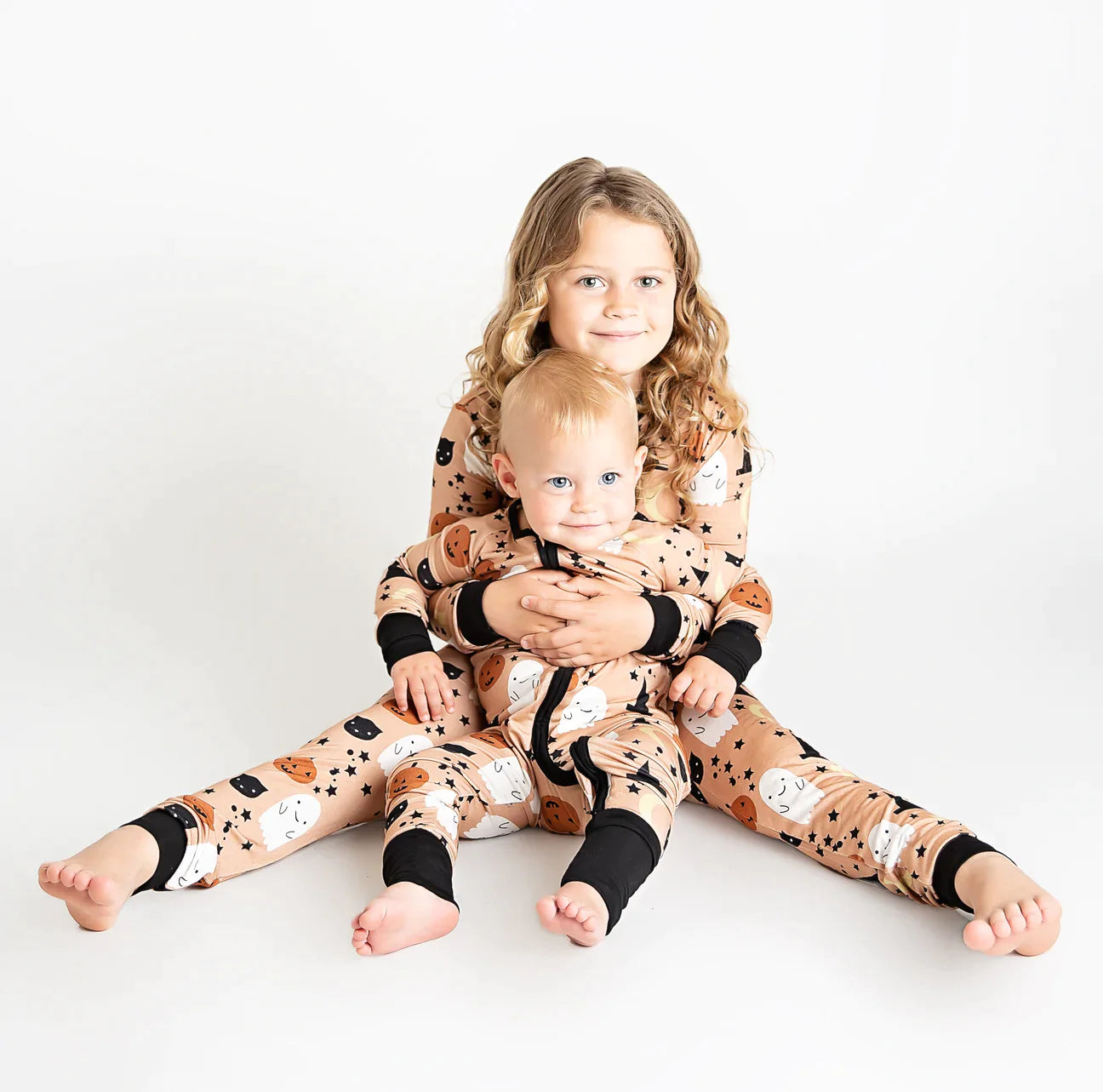 Bamboo Kids Pajama Set | Trick or Treat Halloween (SIZE 6/7)