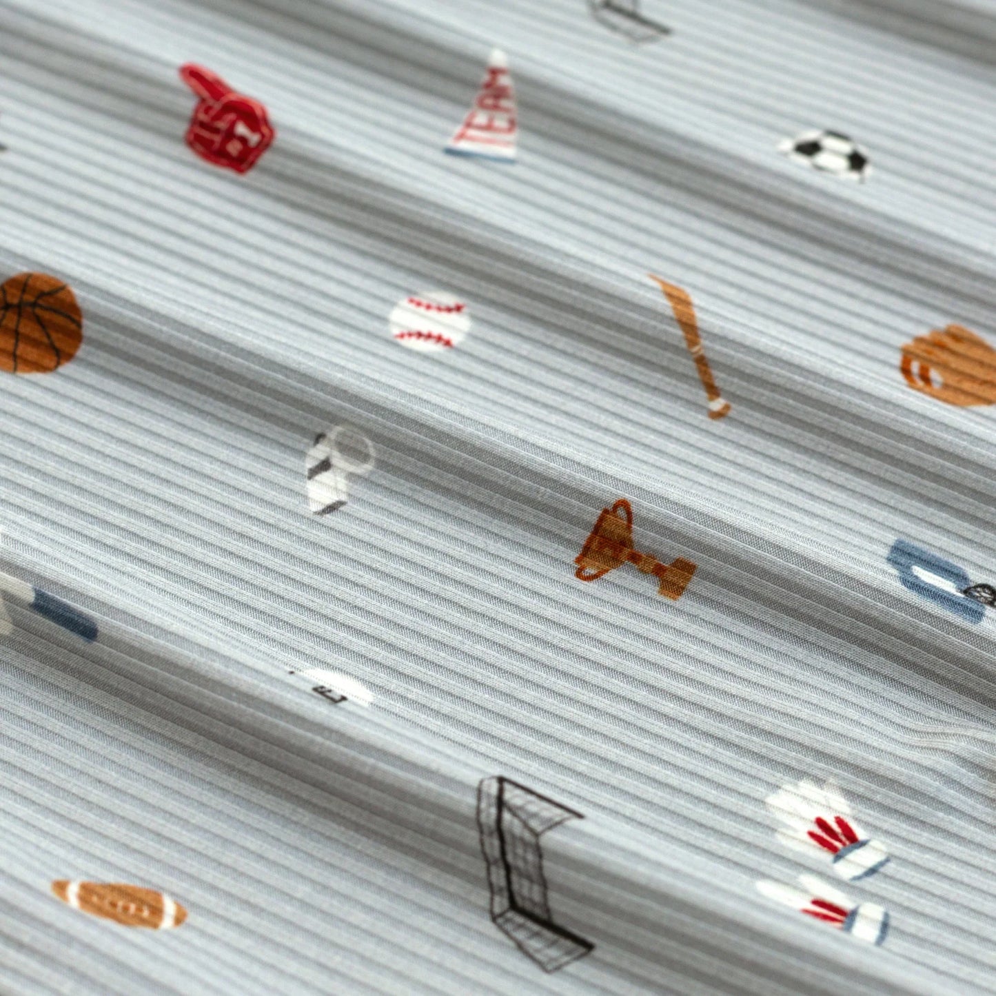 Sports Zone Small Ribbed Bamboo Plush Blanket