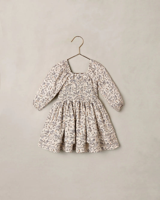 Elodie Dress | Blue Garden