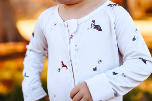 Bamboo Zip Convertible Romper | Good Boys