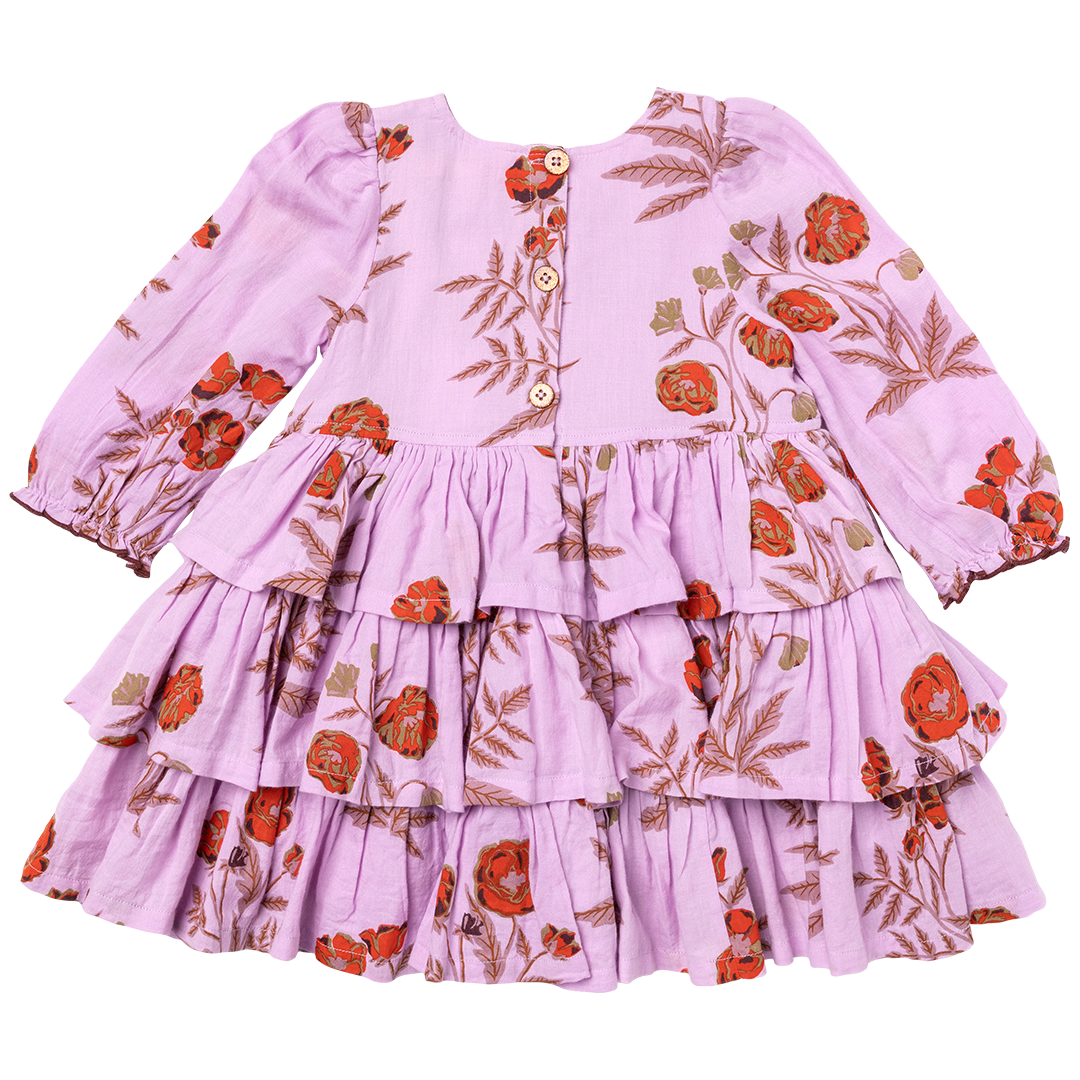 Fleur Dress | Lavender Poppy