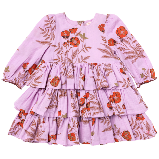 Fleur Dress | Lavender Poppy