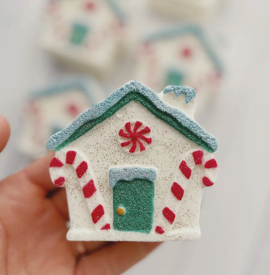 Gingerbread House Bath Bomb