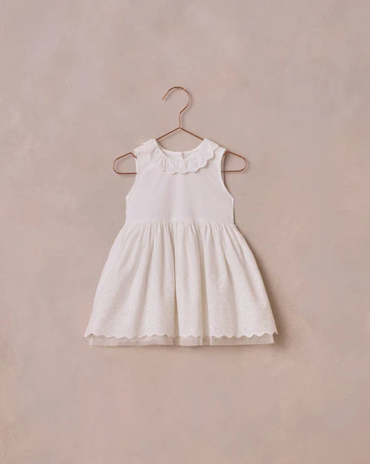 Georgia Dress | White'