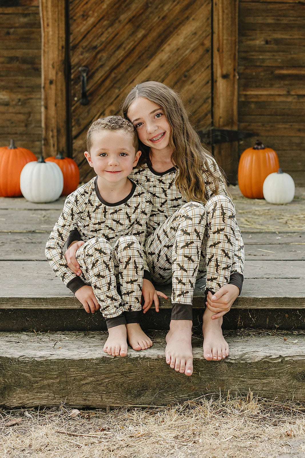 Bamboo Pajama Set | Vintage Bats