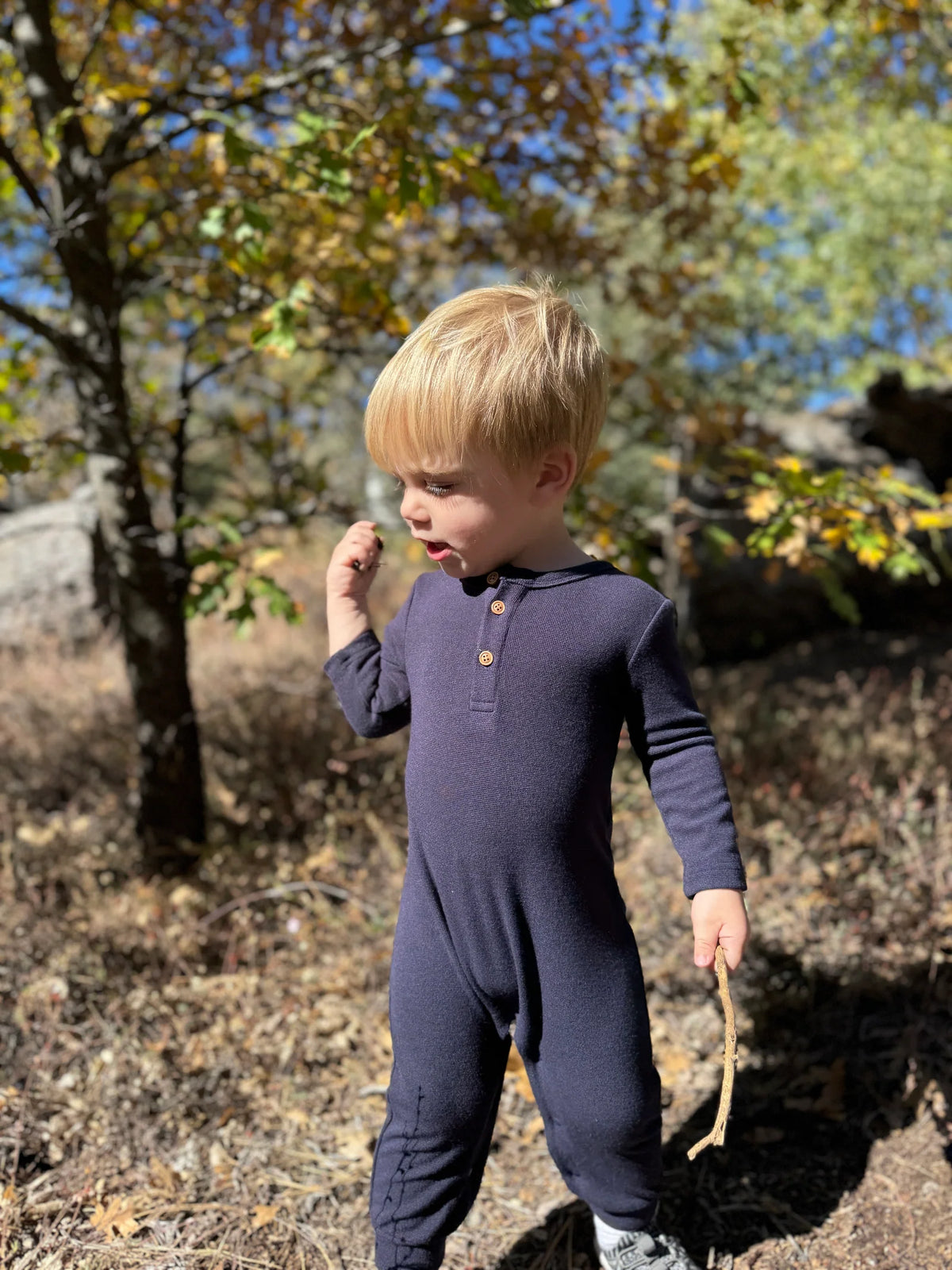 Mason Henley Romper | Navy