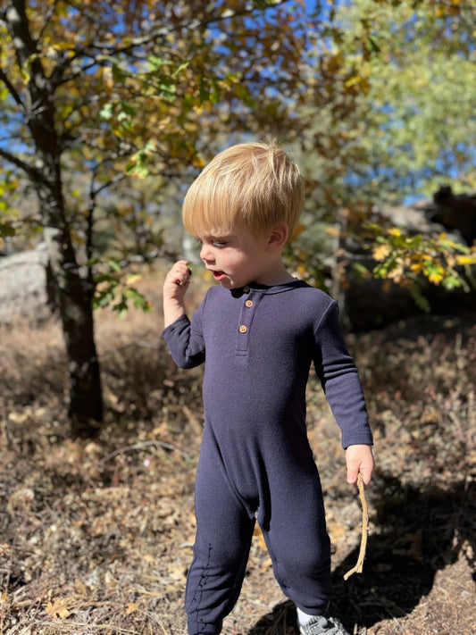 Mason Henley Romper | Navy