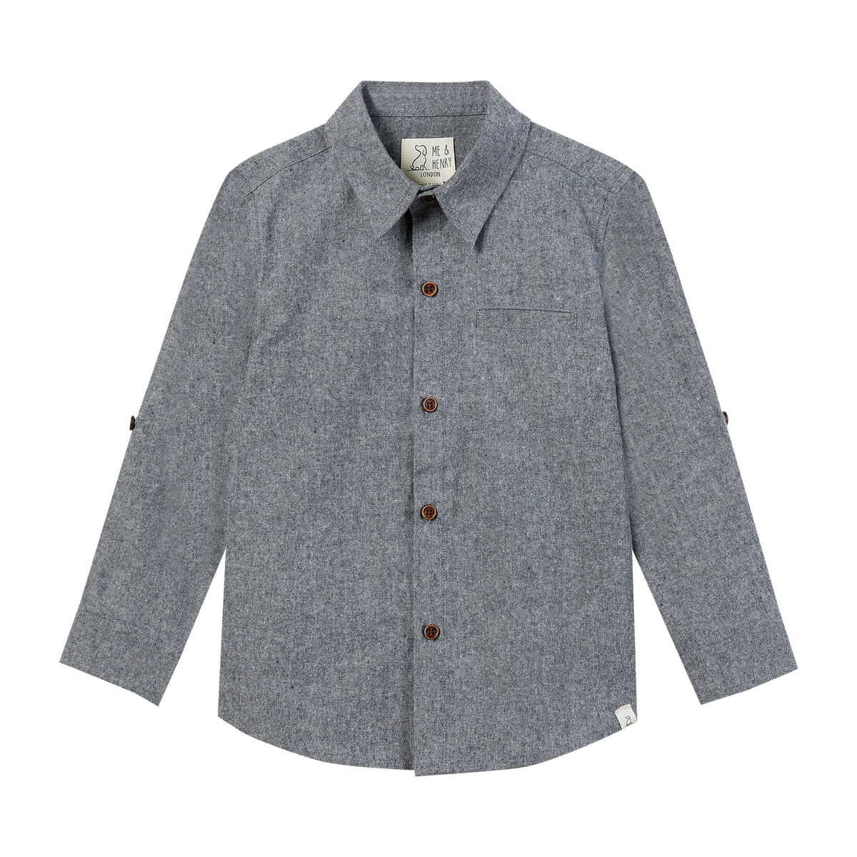 Atwood Woven Shirt | Navy Chambray