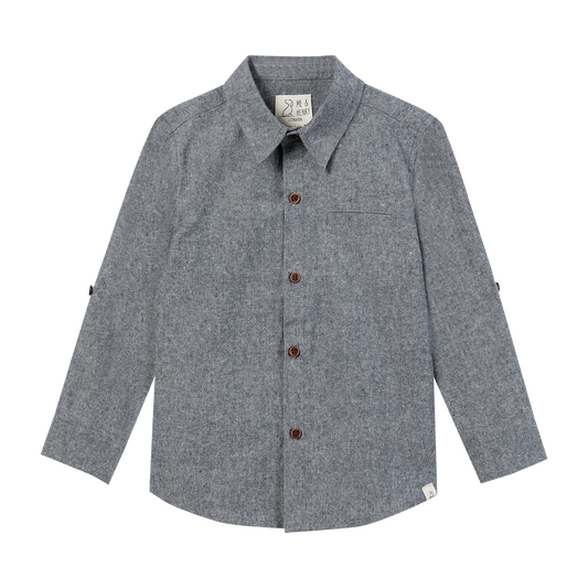 Atwood Woven Shirt | Navy Chambray