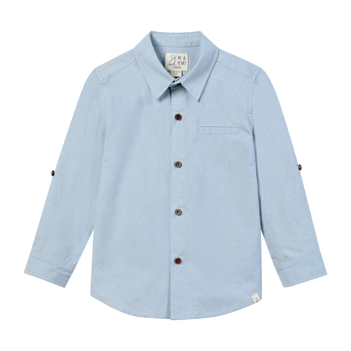 Atwood Woven Shirt | Pale Blue Chambray
