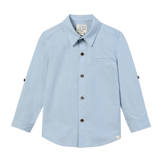 Atwood Woven Shirt | Pale Blue Chambray