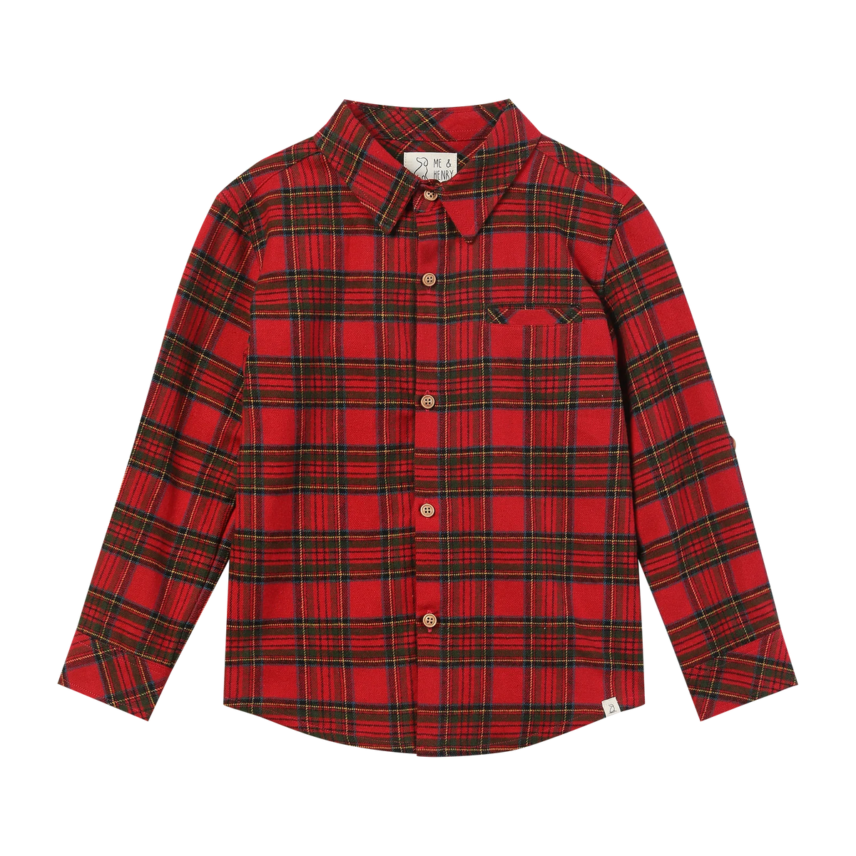 Atwood Woven Shirt | Festive Red Plaid