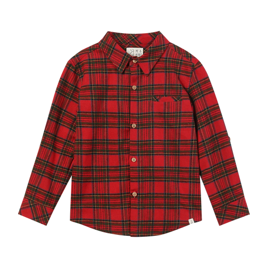 Atwood Woven Shirt | Festive Red Plaid