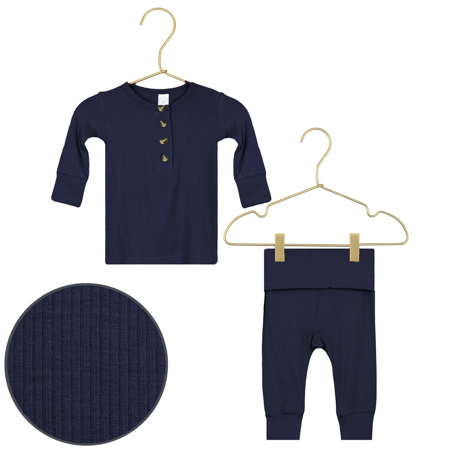 Hayden Ribbed Top + Bottom Set