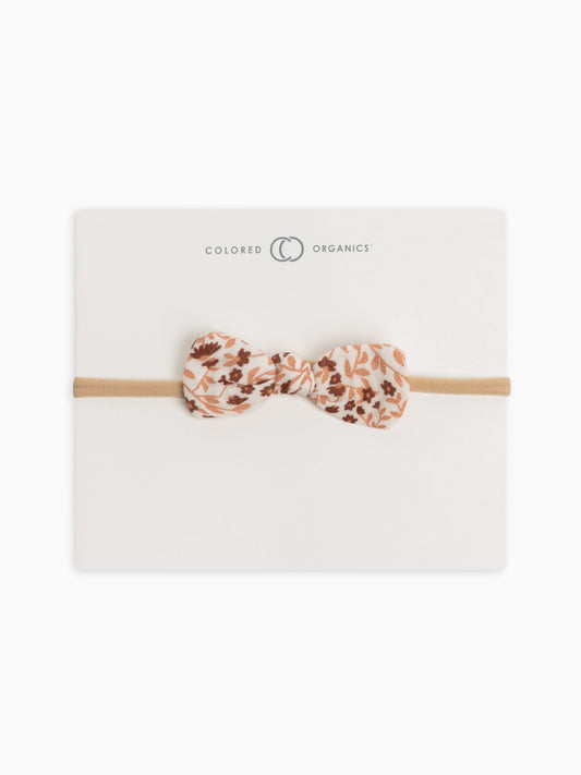 Organic Muslin Bow Headband | Eden Floral