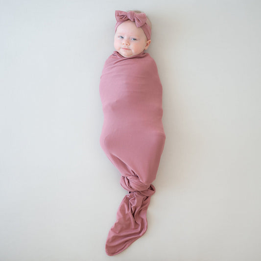 Swaddle Blanket | Dusty Rose